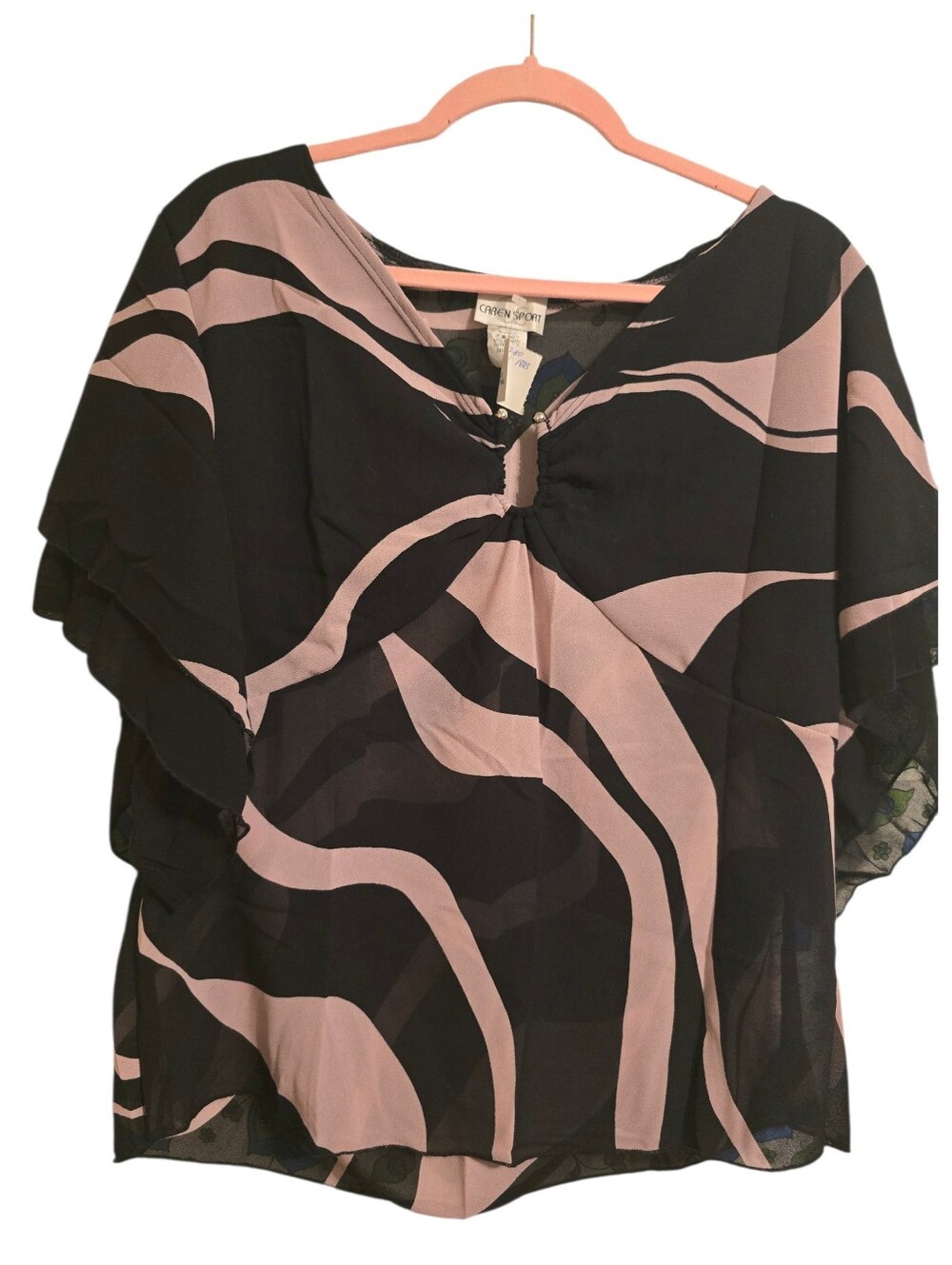 Vintage | Fairy Fluttery Hem & Sleeve Blouse